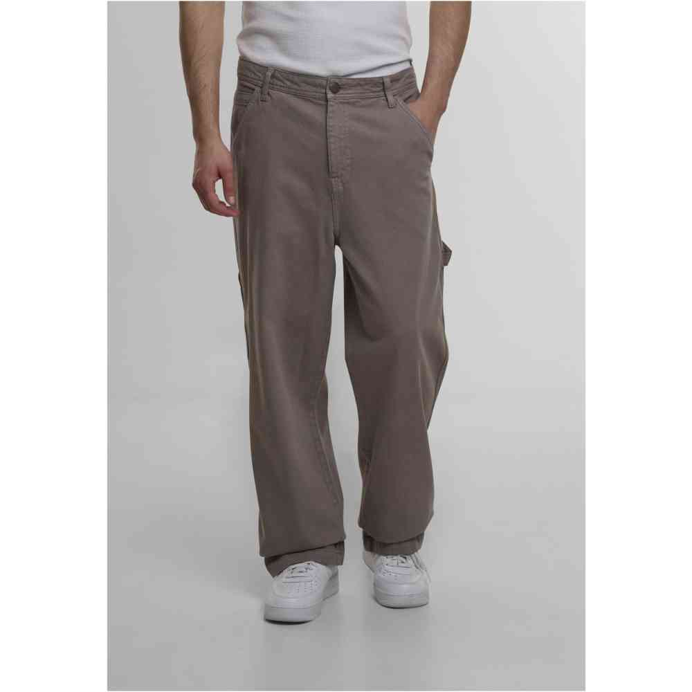 DEF - Loose Fit Jeans Hose gerades bein - Grau